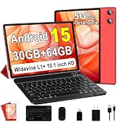 Android 15 Tablet 30GB RAM 128GB ROM 2TB Expand, 10 inch Tablets
