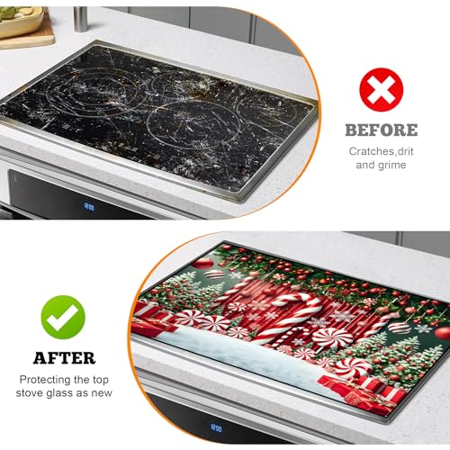 Image of Stove Top Cover for Electric Stove: 28''x20'' Stove Cover Elevate Your Kitchen Reliable Heat Protection,Non-Slip Kitchen Decor (MAI-H2411249)