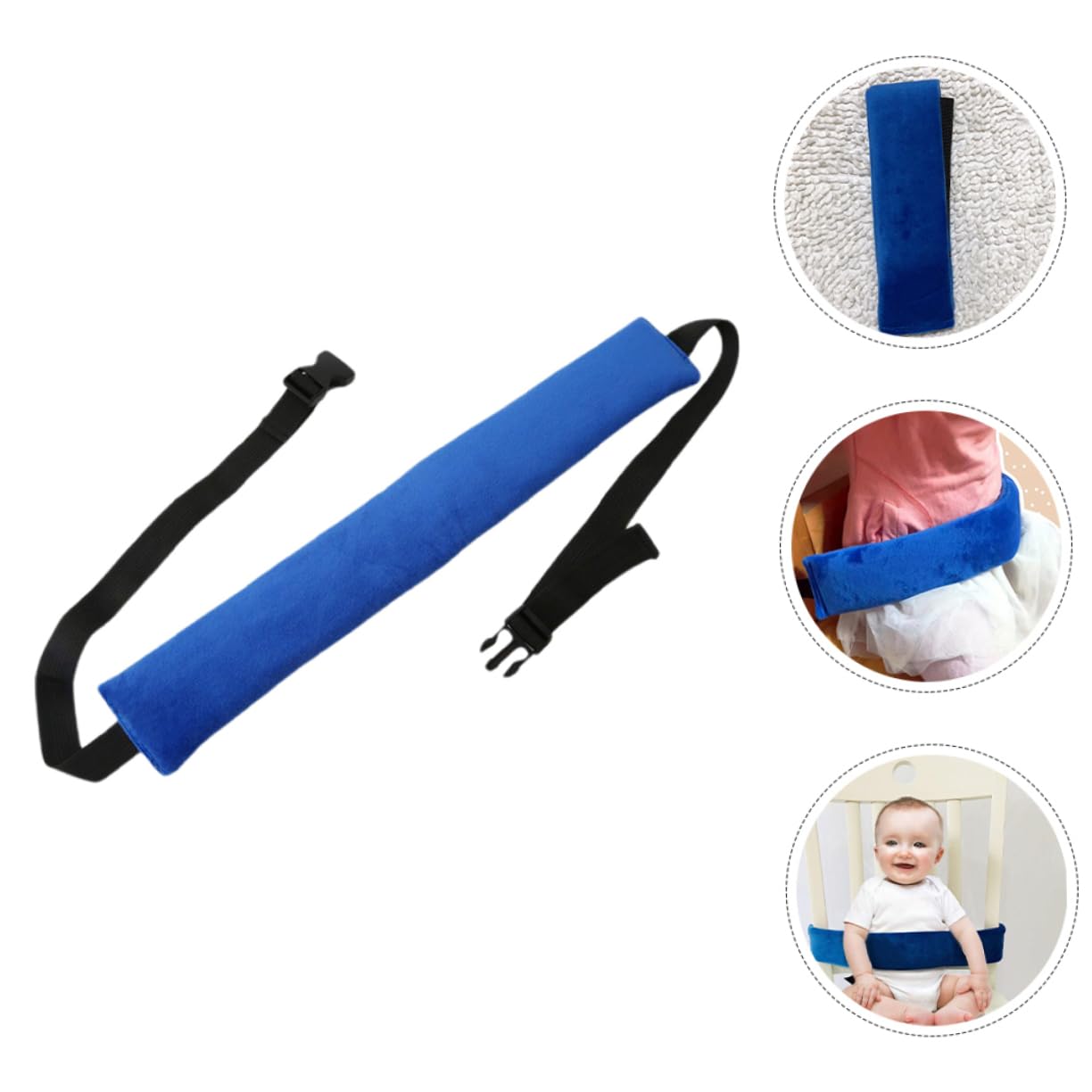 SHOWERORO Dining Belt High Chair and Stroller Safety Harness Locks Boy Girl Harness Leash Comfortable and Adjustable