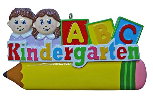 Personalized Kindergarten Christmas Ornament 2022 - Kids Pre-School Christmas Tree Ornament - Custom Keepsake Gifts For Boy&Girl 1St Day Of School #TOP18