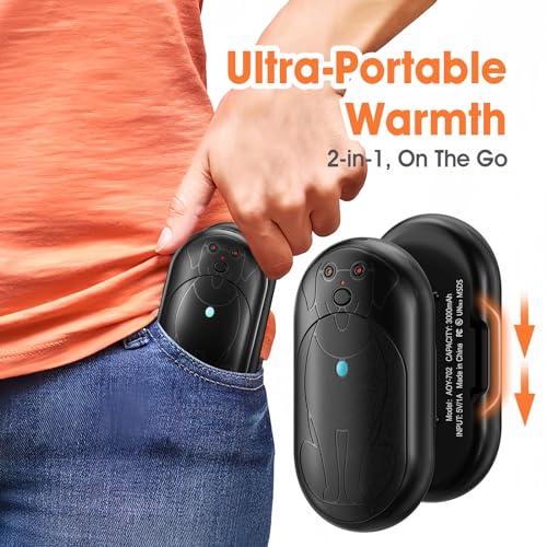 Hand-Warmers-2-Pack-3000mAh2-Rechargeable-Hand-Warmer-for-Outdoors-Gifts-for-Men-Women