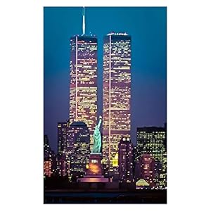 5D DIY Volledige ronde boor diamant schilderij beroemde Twin Towers Mozaïek Kit Rhinestone Tekening Foto Woondecoratie…