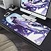Anime Demon Slayer Kimetsu No Yaiba 70x30 / 90x222cm Alfombrilla de Escritorio con Teclado Grande Alfombrilla de ratón para Juegos Alfombrilla de Mesa con Borde de Bloqueo para Ordenador portátil