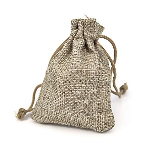 RUBY - stuks Jute zak zakje voor Sieraden Cadeau, jute stof Cadeauzakje, Bruiloften, Communies, Kerstzak, Vergaderingen… - Afbeelding 4