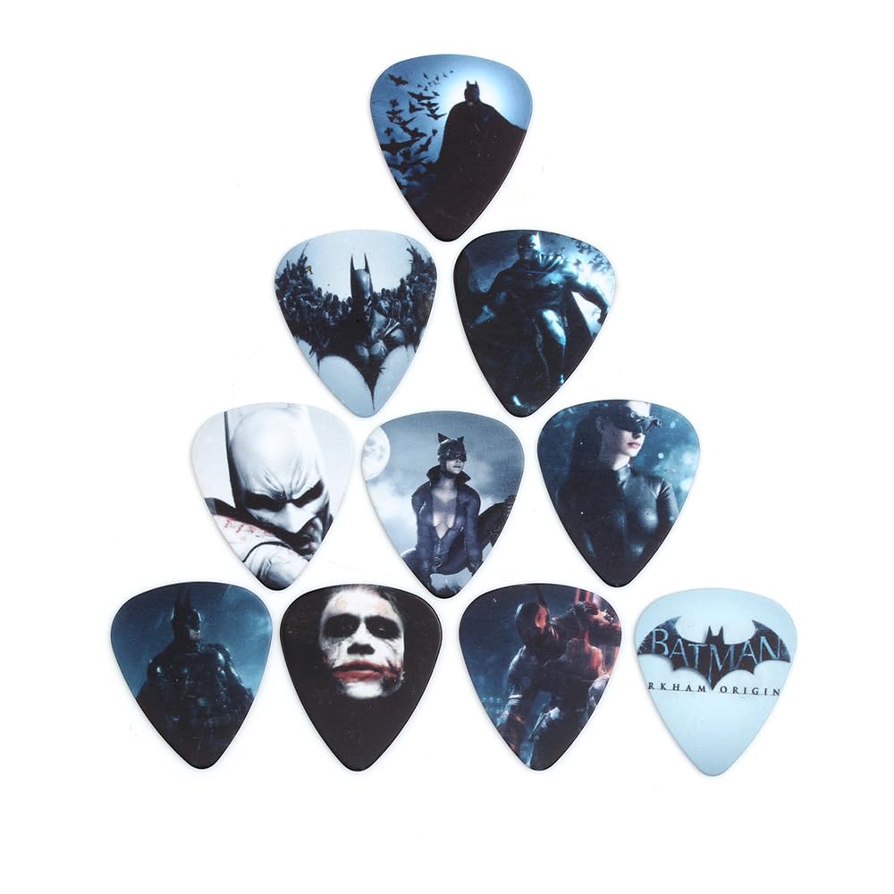 BZSDDY UK Flag Guitar Picks Set, 20PCS Painted Picks for Acoustic and Electric Guitars, 0.46mm, 0.71mm, 0.96mm Thickness, Ideal for Bass, Ukulele, and Classic Guitar Plectrums