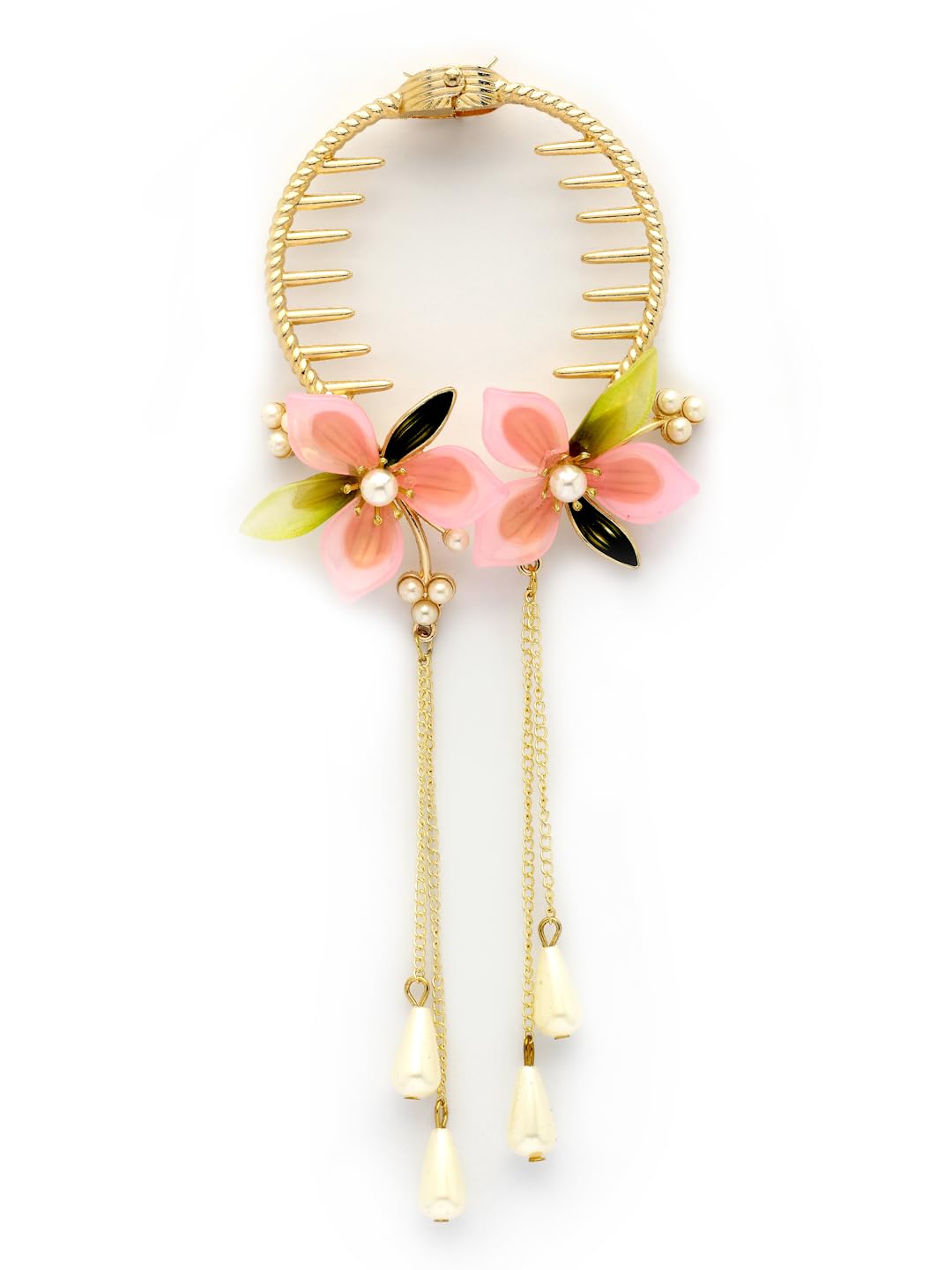 Vogue Hair Accessories Hair Stick Juda Stick Banana Clip For Girls And Women – Pink (Vha_34) Vogue Hair Accessories Hair Stick Juda Stick Banana Clip For Girls And Women – Pink (Vha_34)
