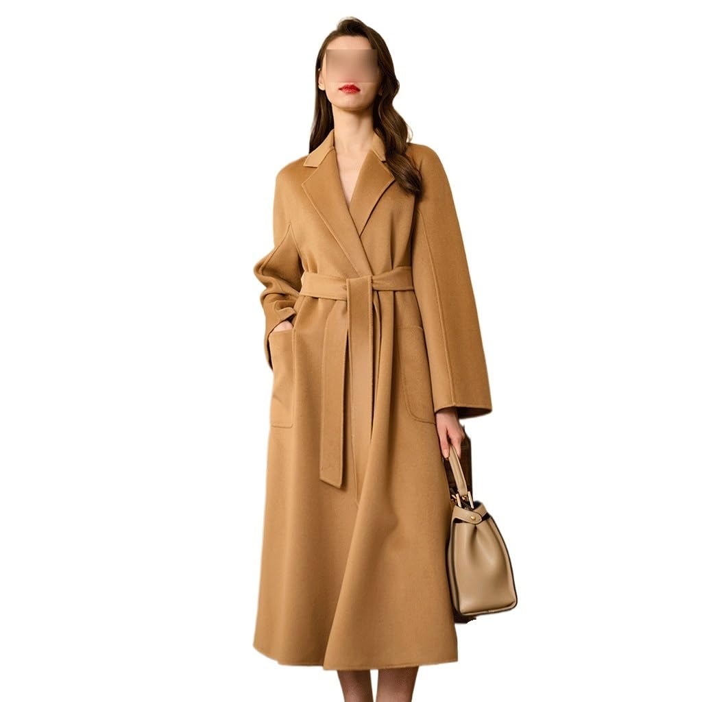 Amazon.com: PNAWLLCF High-end Camel-Colored Double-Faced Cashmere