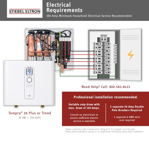 Image of Stiebel Eltron Tempra 36 Plus Tankless Water Heater, 36kW