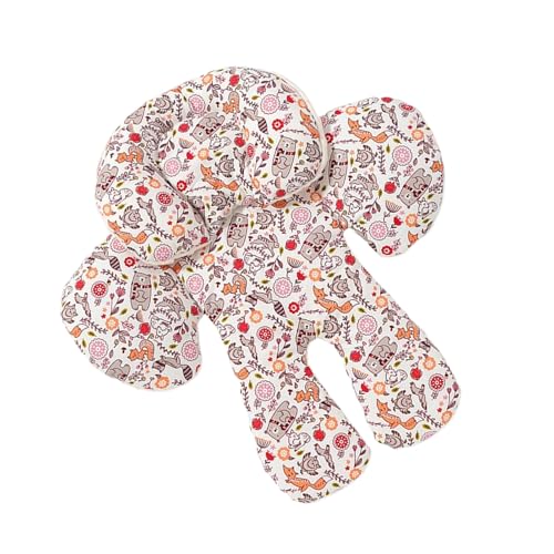 Doublure de siège auto pour bébé avec coussin réglable en hauteur