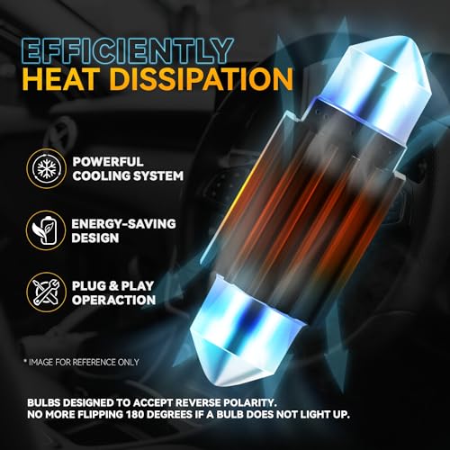 Kit de 7 Bombillas LED 12V 5500K Interior Auto Dynasty miniatura 3
