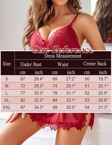Avidlove Womens Lingerie Nightgowns for Women Soft Sexy Ruched Babydoll Lingerie - Image 7
