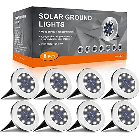 FLOWood Lampes Solaire de Jardin Cover