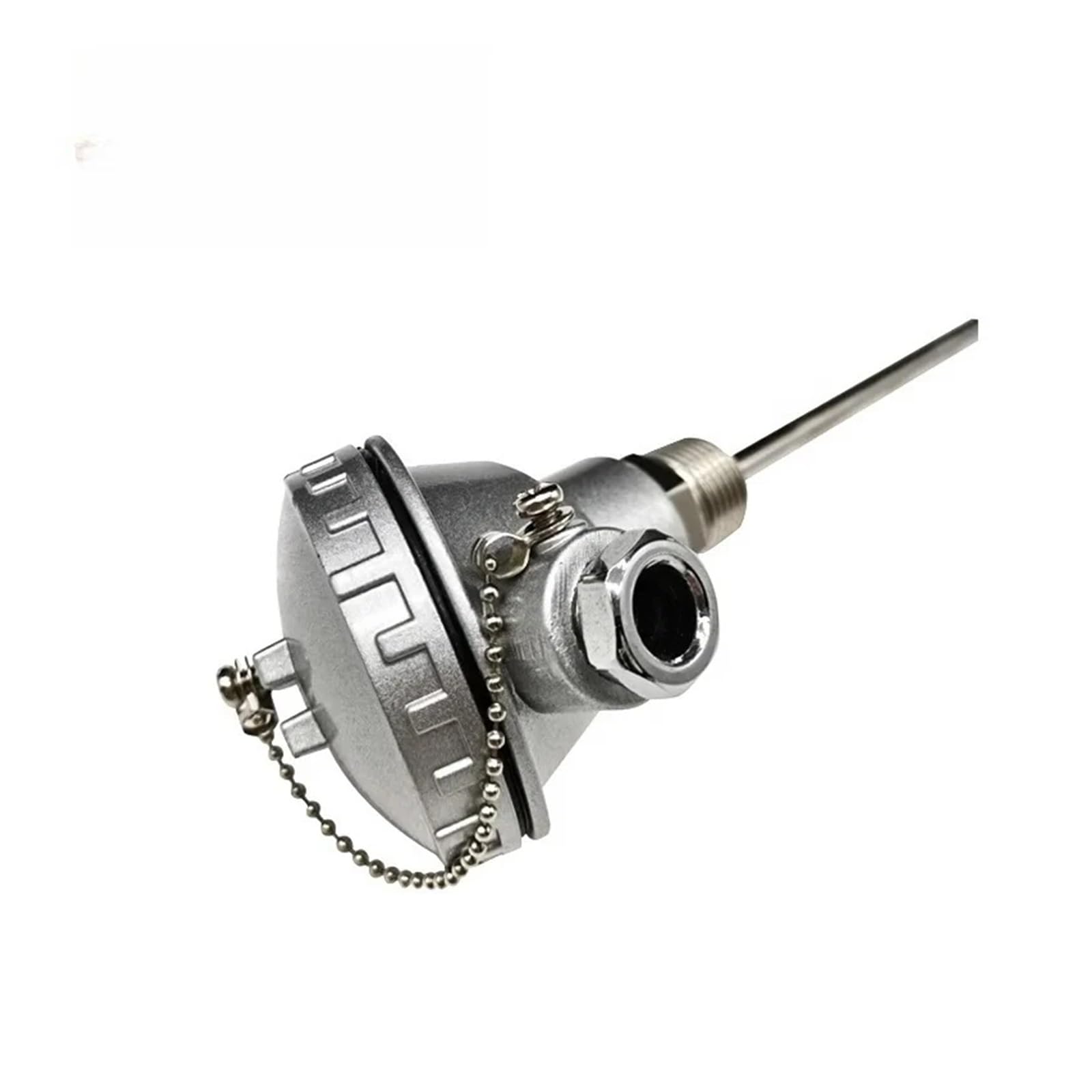 Sonda de Acero Inoxidable Pt100 RTD Termopar con Caja de Conexiones Sensor de Temperatura