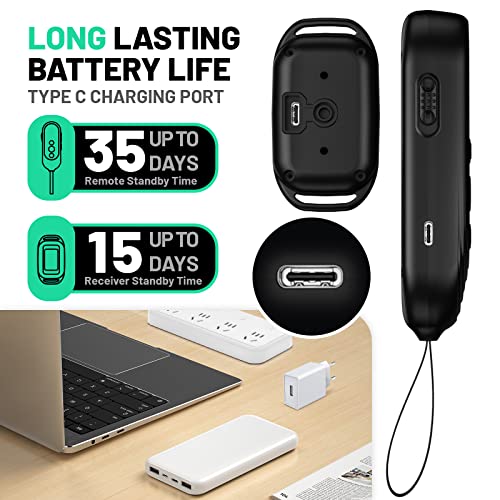 Dog Training Collar - Electronic Dog Remote Trainer - Waterproof Rechargeable Security Lock Shock Collar With Beep, Vibration, Static Shock Modes #TOP3