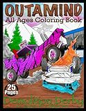 OUTAMIND Demolition Derby coloring book cars edition: Demolition Derby Coloring book