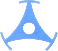 Blue Plastic Record Adapter for Turntable Accessories, Triangle Disc