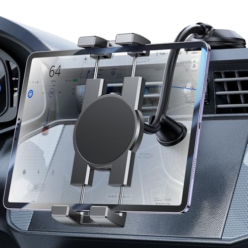 Coolpow support tablette auto iPad pare-brise tableau bord 4.7-12.9 po