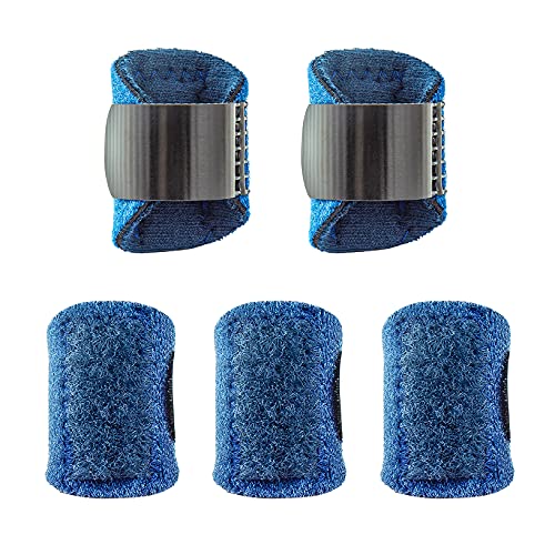 Ponpon 5pcs Finger Splint Adjustable Trigger Finger Splints Finger Brace Index Finger for Broken Finger, Arthritis, Injured Finger