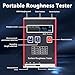 HuanEssentric 0.01μm Precision Portable Roughness Tester with High Accuracy for Industrial Quality Control,Metal and Non Metal Processed