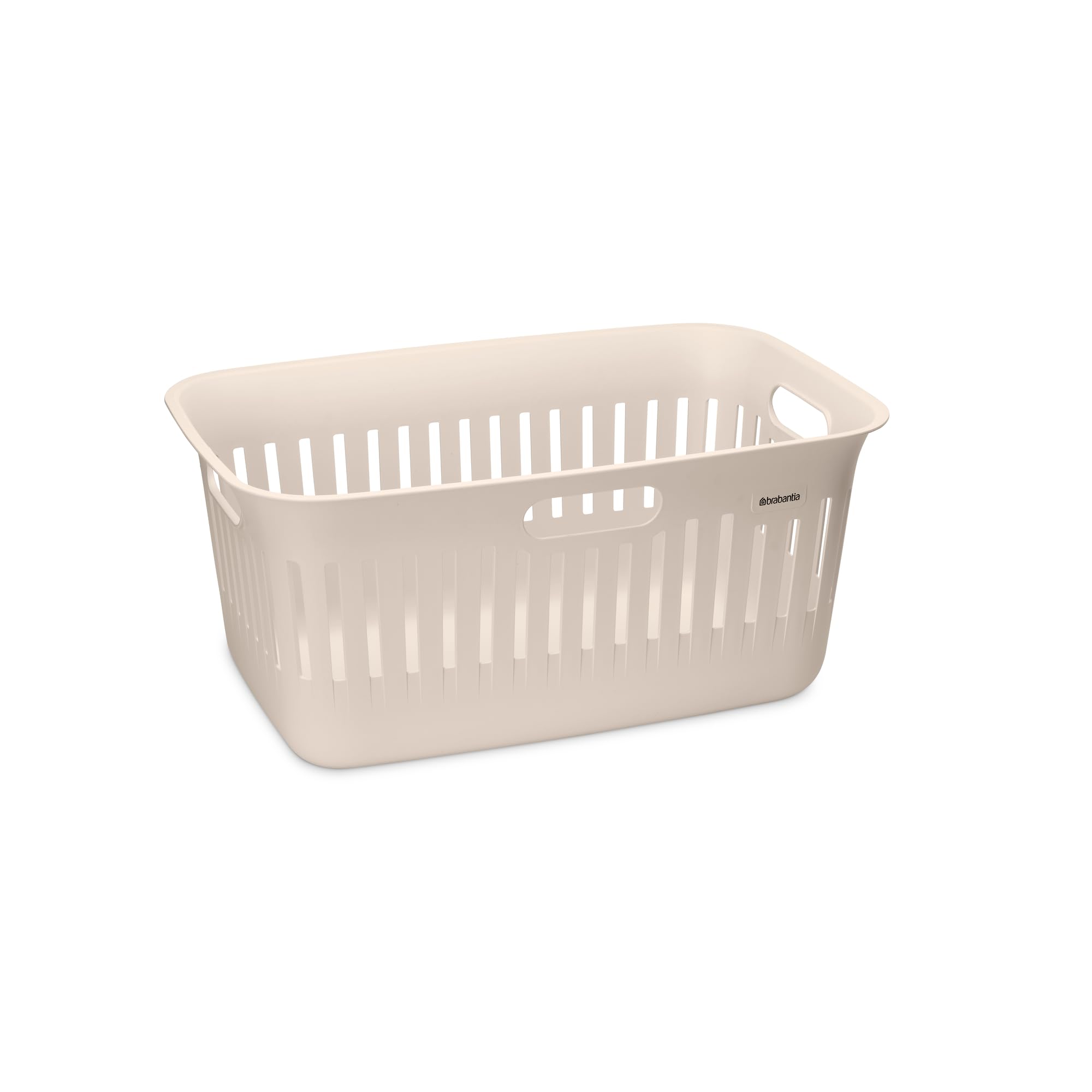 Brabantia Soft Beige Collect-It Laundry Basket 40L (Soft Beige), Set Of 2, Laundry Hamper For Kitchens And Utility Rooms, Storage Basket For Clothing, Towels And Bedding