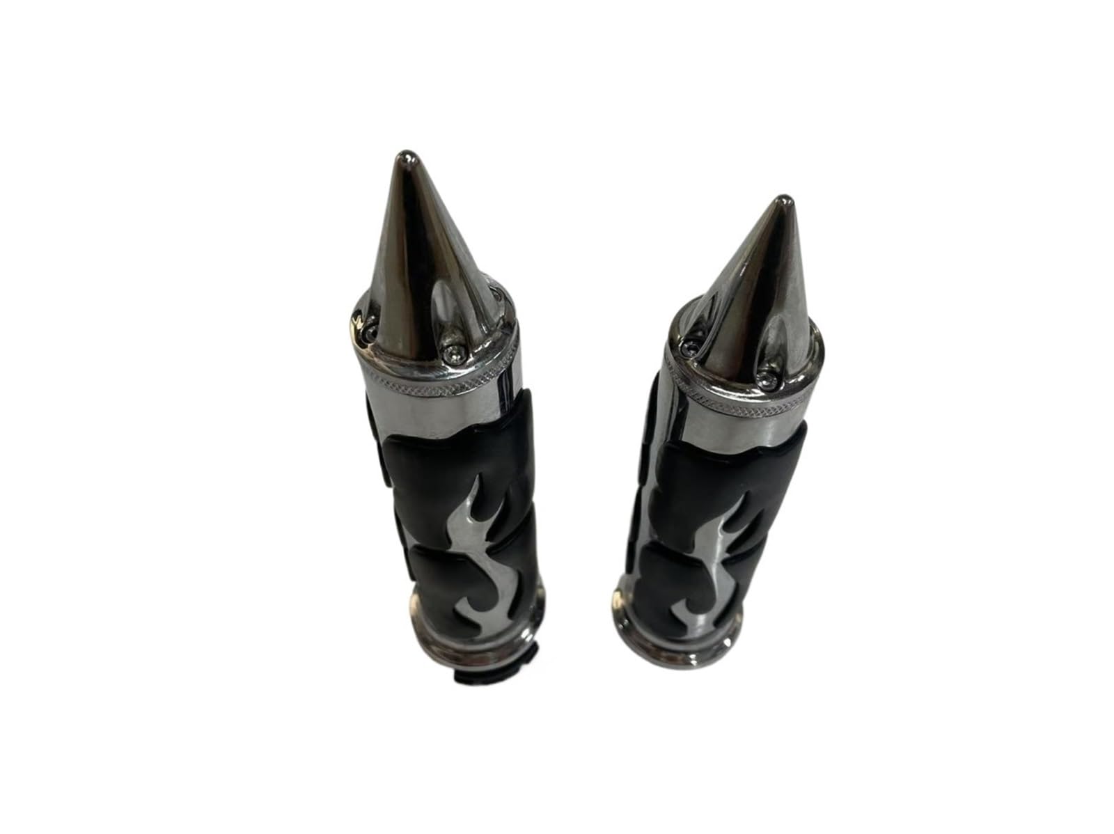 Manopole Per Freni In Gomma Manopole per manubrio antiscivolo in gomma da 1" e 25 mm, adatte per Harley, adatte per Honda, adatte per Kawasaki, adatte per Suzuki, Cross Grip