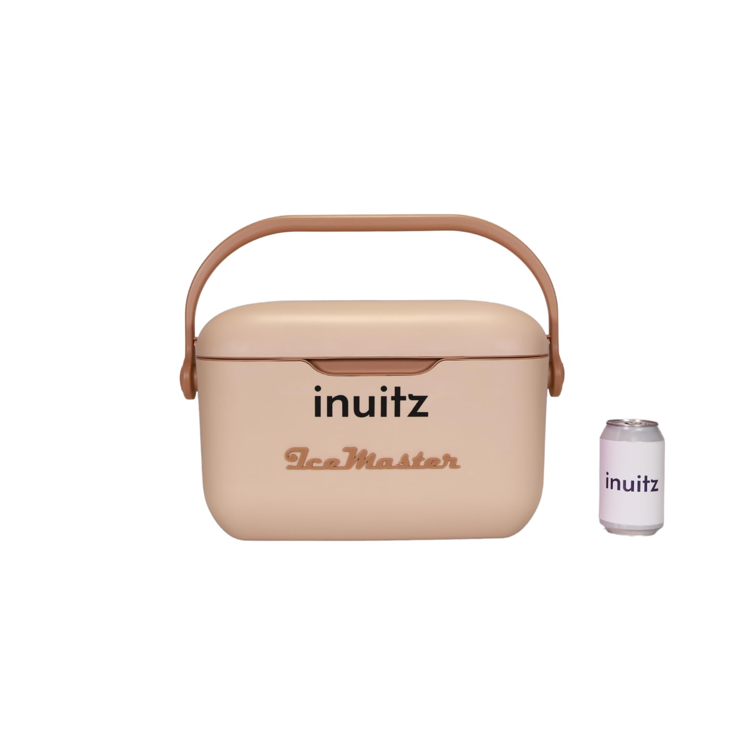 Nevera Portátil Rígida Retro, 11 litros, Pequeña y Eficiente Nevera Portátil, Ideal para Playa y Camping, Robusta, Aislamiento de Poliestireno para Mantener Alimentos Frescos, con Asa Reforzada