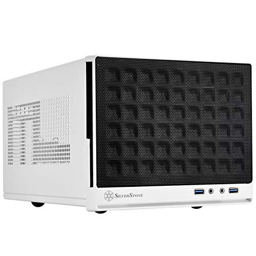 Image of Silverstone Technology Mini-DTX, Mini-ITX Small Form Factor Computer Case SG13WB Black /White