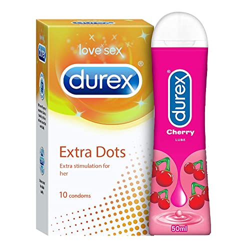 Durex Air Condoms for Men, 10 Count with Durex Lube Cherry Flavoured Lubricant Gel for Men & Women (50ml, Water Based Lube, Suitable for Use with Toys) product image 8