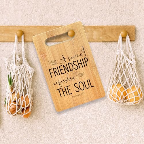Friendship-Gifts-for-Women-Cutting-Board-A-Sweet-Friendship-Refreshes-The-Soul-Bamboo-Cutting-Board-Bible-Verse-Christian-Decorative-Cutting-Board-Kitchen-DecorGifts-for-The-Hostess-Friends Friendship Gifts for Women Cutting Board A Sweet Friendship Refreshes The Soul Bamboo Cutting Board Bible Verse Christian Decorative Cutting Board Kitchen DecorGifts for The Hostess Friends