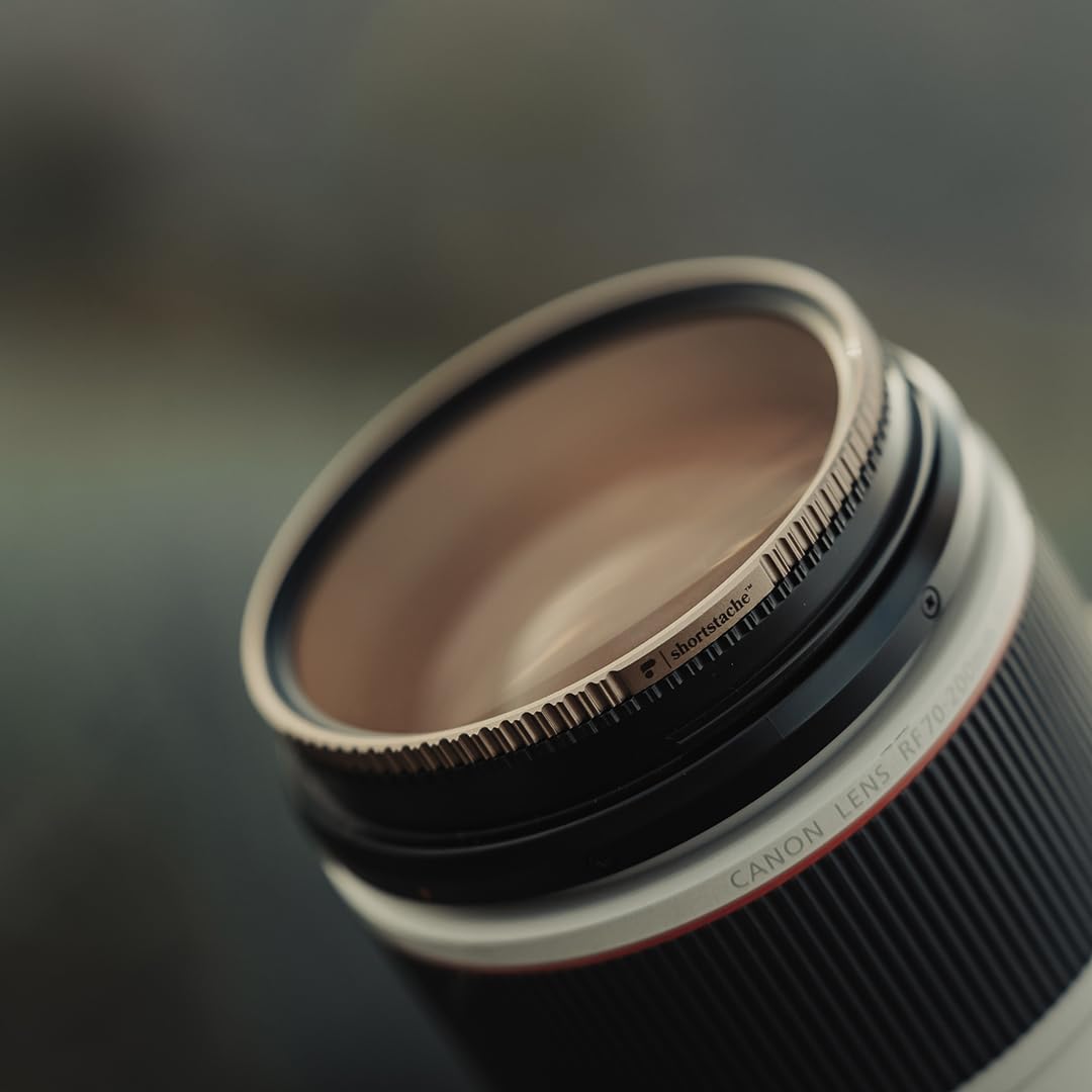 PolarPro - Goldstache - Filtre pour Appareil Photo - Subtle Gold Mist - Polariseur Circulaire - 82 mm - Shortstache Edition