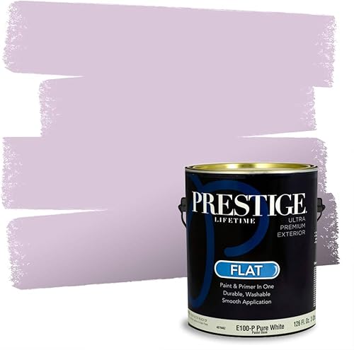Miniatura 8 de PRESTIGE Pinturas de pintura interior e imprimación en uno, 1 galón, semi-brillante, combinación comparable de Sherwin Williams* Impulsive Purple*