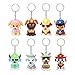 Paw Hund Patrol schlüsselanhänger, PVC Schlüsselbund, 8 Stück Schlüsselanhänger Figuren, Paw Dog Patrol Schlüsselanhänger für Autos/Tasche ​Geschenke für Paw Hund Patrol Fans Geschenke für Kinder