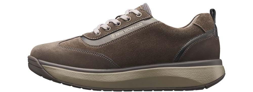 JOYALaura Brown, Women's Sneaker in Suede, Brown, 4.5