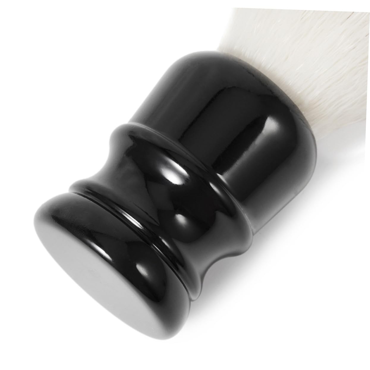 MAGICLULU Kit Per La Della Barba Da Uomo 3 Pezzi Setole in Nylon Manico Nero Per La Pulizia E Lo Styling Della Barba