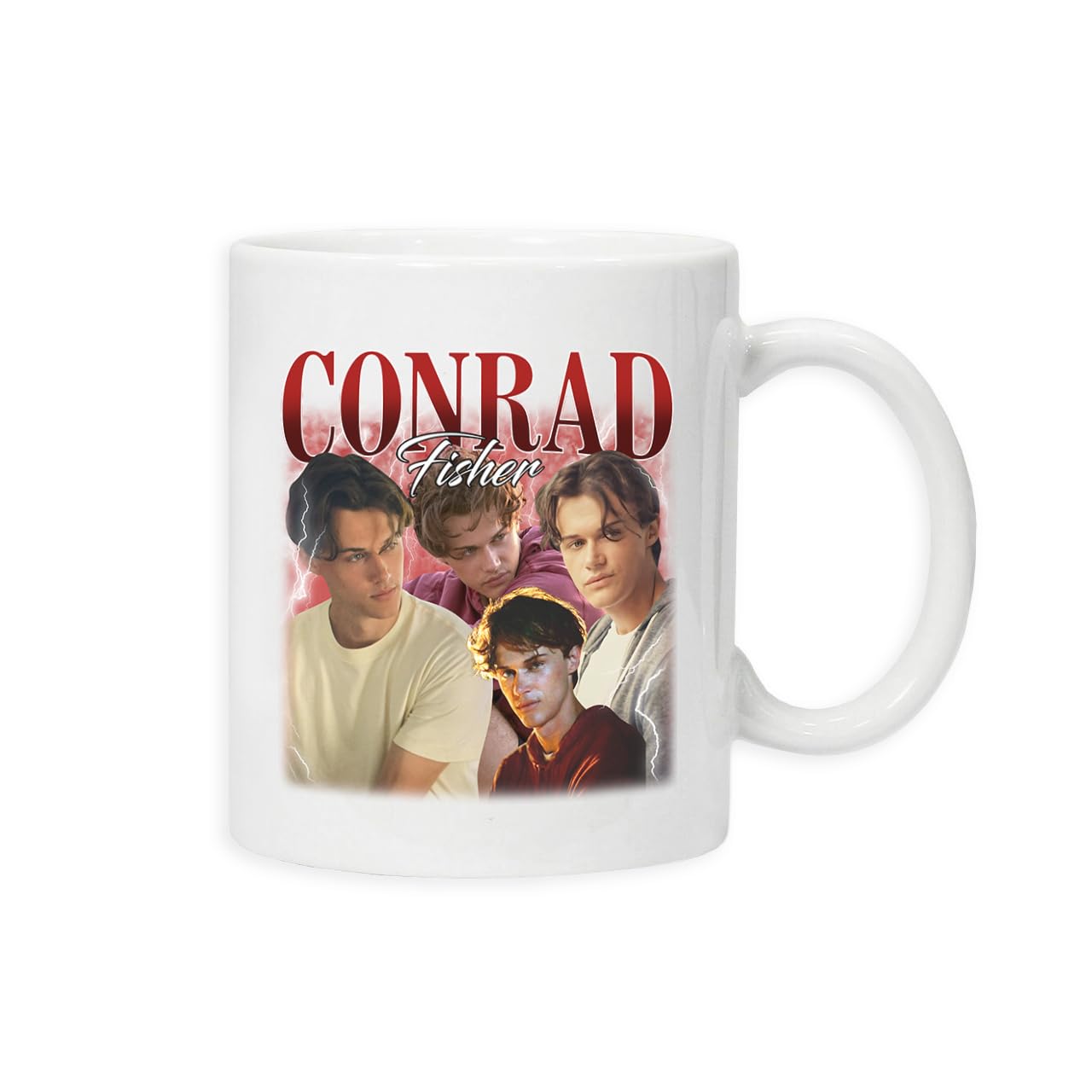 New Spirit Original White Conrad Fisher, Trending Trendy Cool Mug Drinking Cup Tea And Coffee Cups Cute Mug Aesthetic Fun Funny Pretty