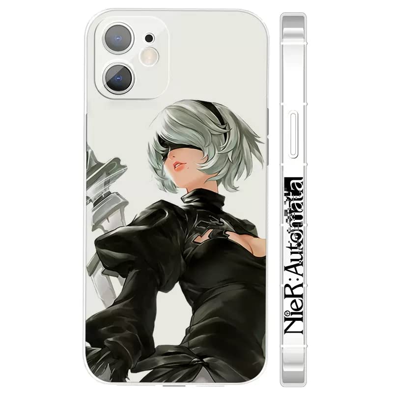 Amazon.co.jp: ニーア オートマタ スマホケース iphone保護ケース 携帯