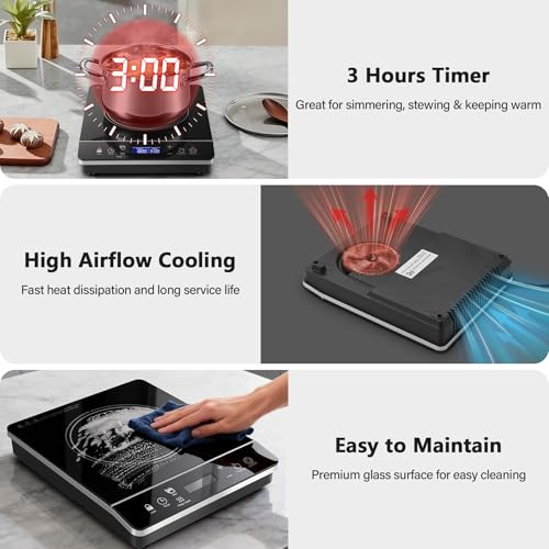 Estufa eléctrica 1 puesto tamaño compacto de piso 120 V miniatura 6