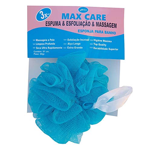 Esponja para Banho Azul - Tamanho: Extra-grande(60 grs.) - HILLS BEAUTY
