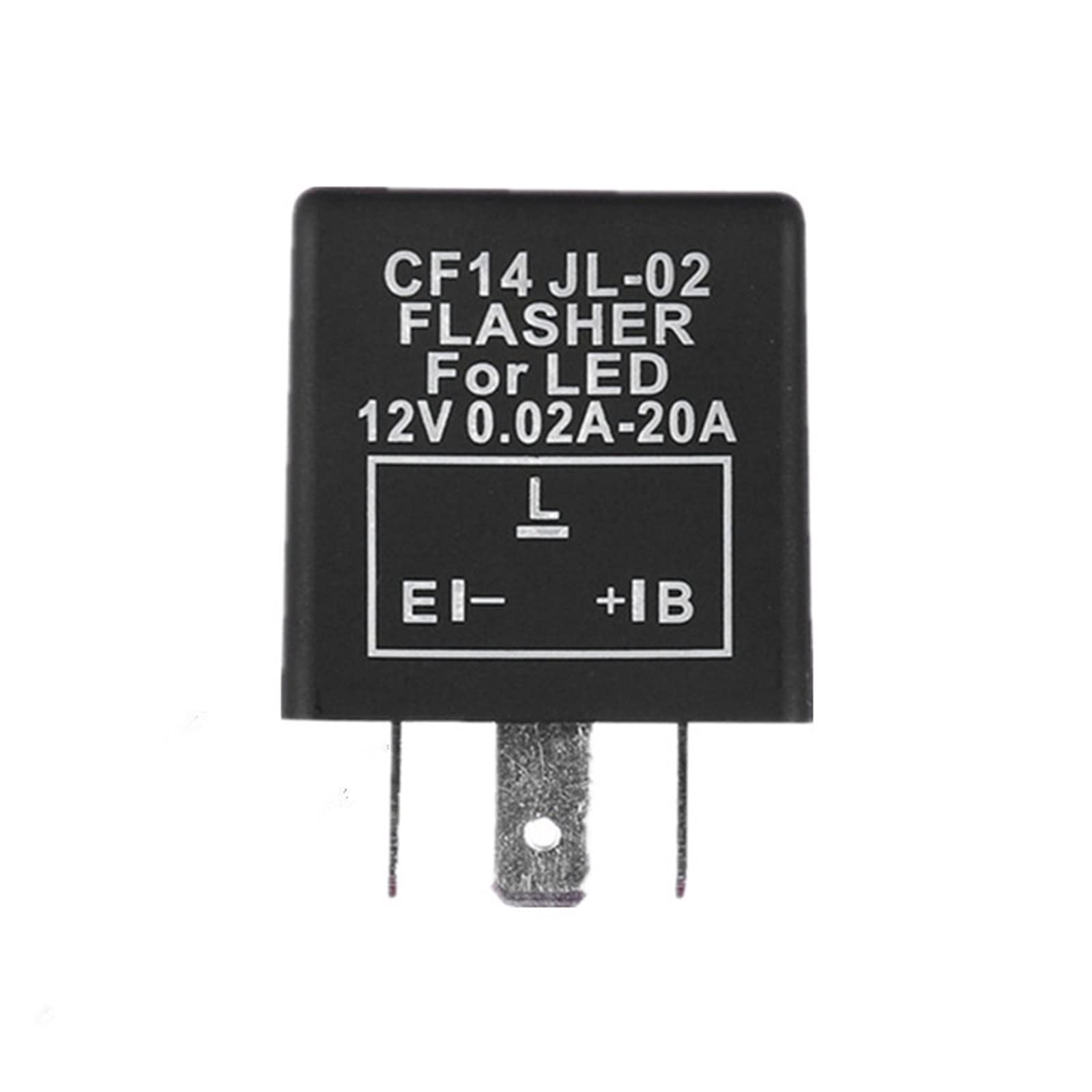 Elektroniczny przekaźnik kierunkowskazu samochodowego 12V 3pin CF13 CF14 JL-02 do mocowania światła LED kierunkowskazu Hyper Flash Migające światło (Cf13)