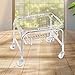 IEUDNS Rolling Storage Cart Serving Cart Fruits Holder Multifunctional Rolling Utility Cart Kitchen Storage Cart for Office Bathroom, PP Wheel