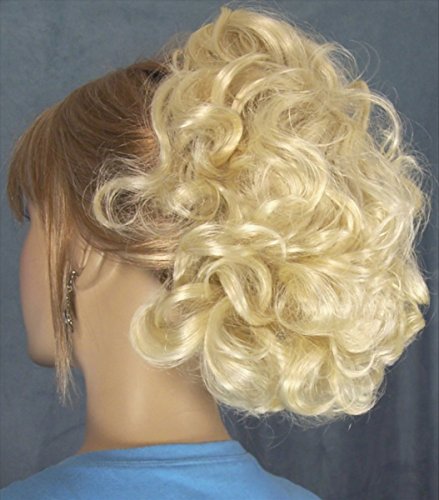 DAWN Clip On Hairpiece by Mona Lisa - 613 Bleach Blonde