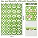 kathson 16PCS Rabbit Mat Plastic Cage Mat Floor Mats Bunny Hole Leak Water Pads for Pet Cats Dogs Hamster Rat Chinchilla Guinea Pig and Other Small Animals