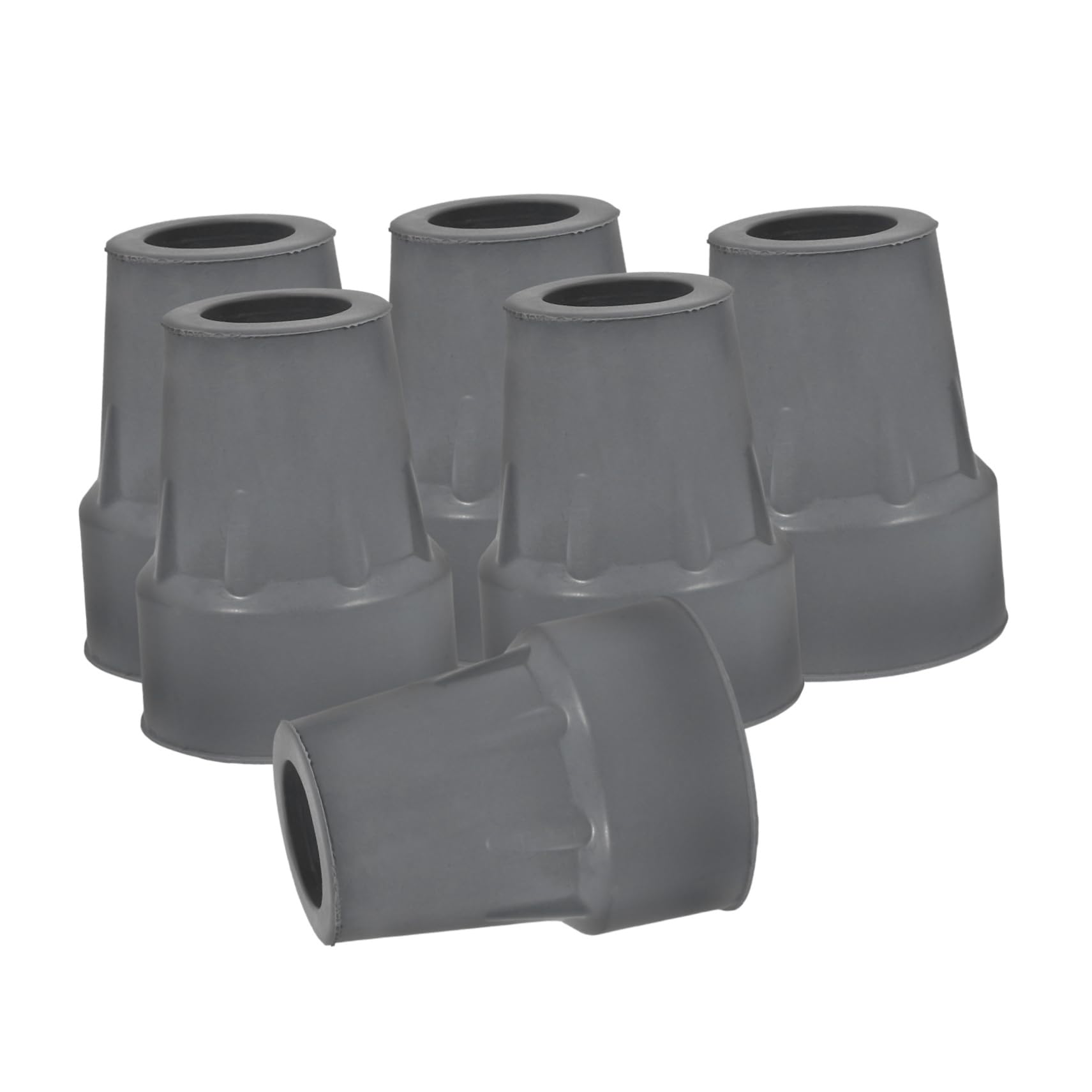 Didiseaon Crutch Feet Caps 6 Pack of Replacement Tips for Walking Sticks Cane Feet Elderly Crutches