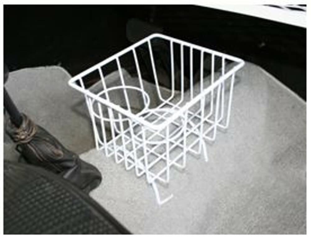 Wire Frame Hump Basket, for Beetle, Ghia & Thing, White, Compatible with Dune Buggy