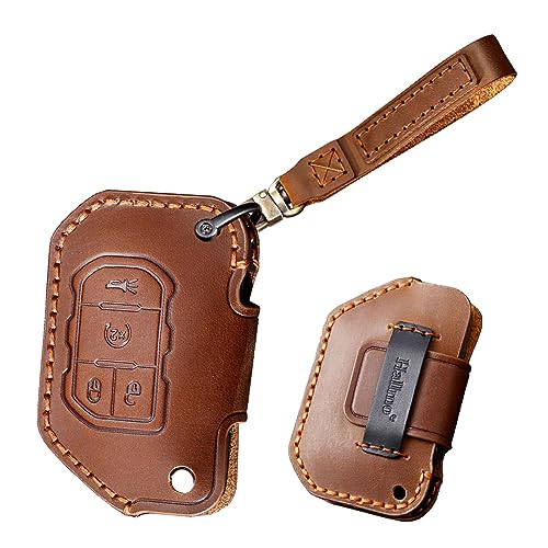 Coque en cuir pour télécommande Jeep Gladiator JT protège votre clé des chutes