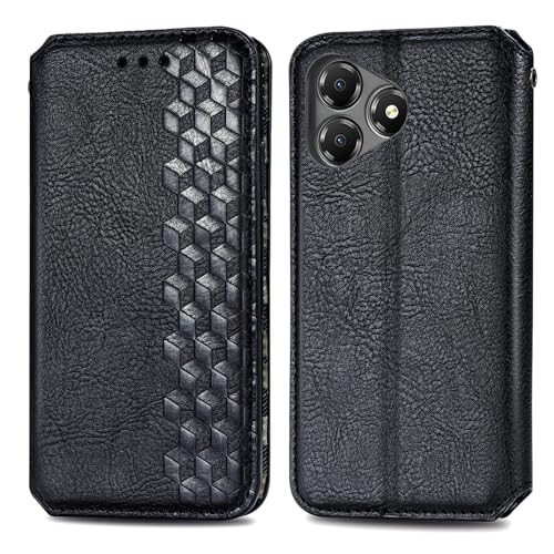Housse en cuir PU motif cœur pour ZTE Blade A36 4G, finition élégante
