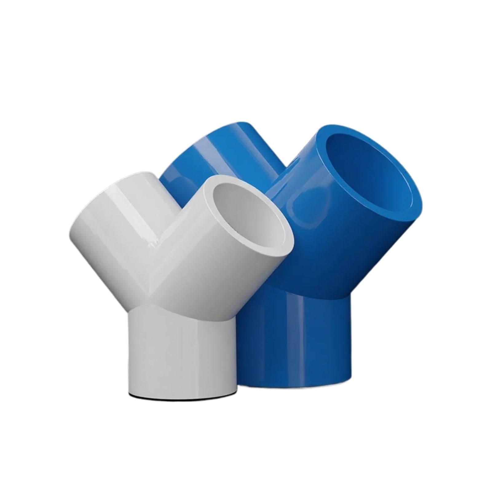 Rohrverbinder Gleich T-Stücke Wasserarmaturen Adapter(32mm,White,5Pcs)