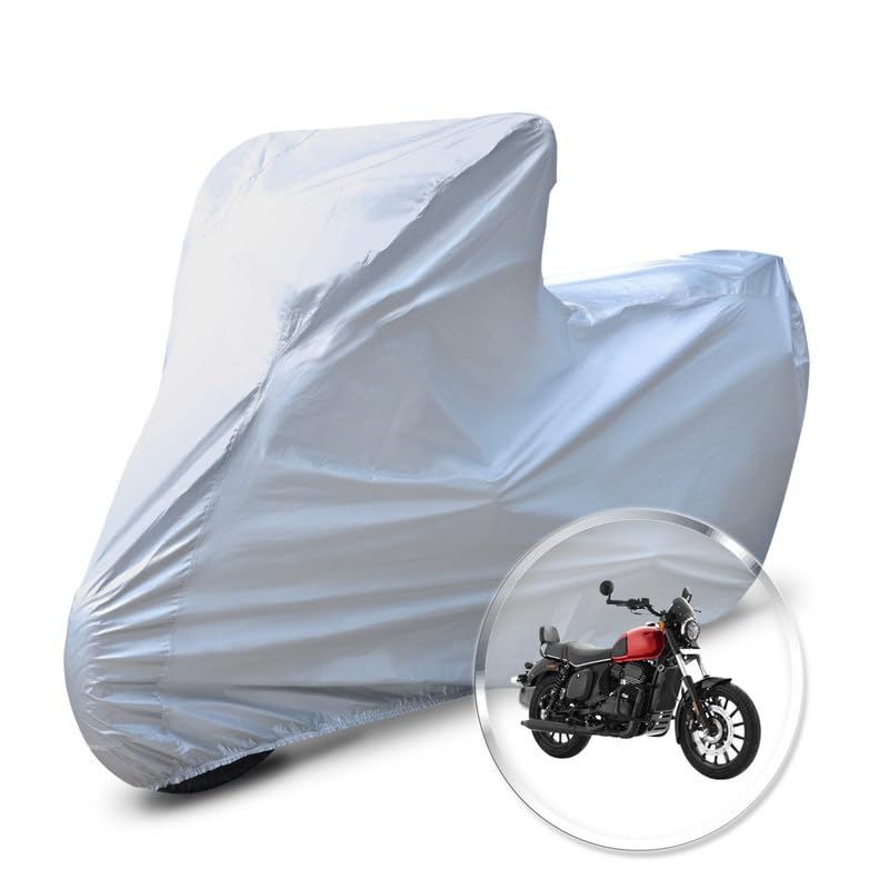 Image of Neodrift 'CrystalMax' Bike Cover for Yezdi Roadster (All-Weather Motorcycle Protection, Water & UV Resistant, Dustproof, Windproof).