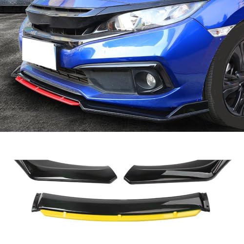 Voiture ABS Becquets Avant Pare-Chocs Lèvre, pour SE-at Ibiza MK4 6L 08 Cupra R Spoiler Lıp Séparation Lame Anti-Collision Durable Protection...