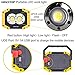 LED Work Light Rechargeable, COB 30W 1500LM Portable Rechargeable Floodlight Magnetic LED Lights for Outdoor Camping Hiking Emergency Car Repairing Job Site Lighting